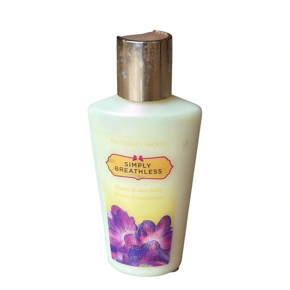 Victoria's Secret Freesia & Mandarin Body Lotion 2 oz Simply Breathless NEW RARE